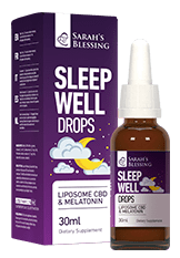 Gocce per dormire CBD liposomiale + melatonina, 30 ml